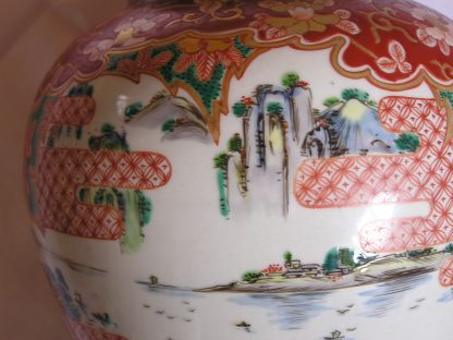 Large lidded Imari jar, 1840-1880 - Image 6