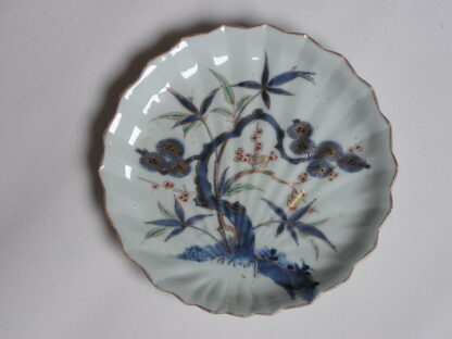 Shell-shaped plate with Chenghua mark, 1750-1800